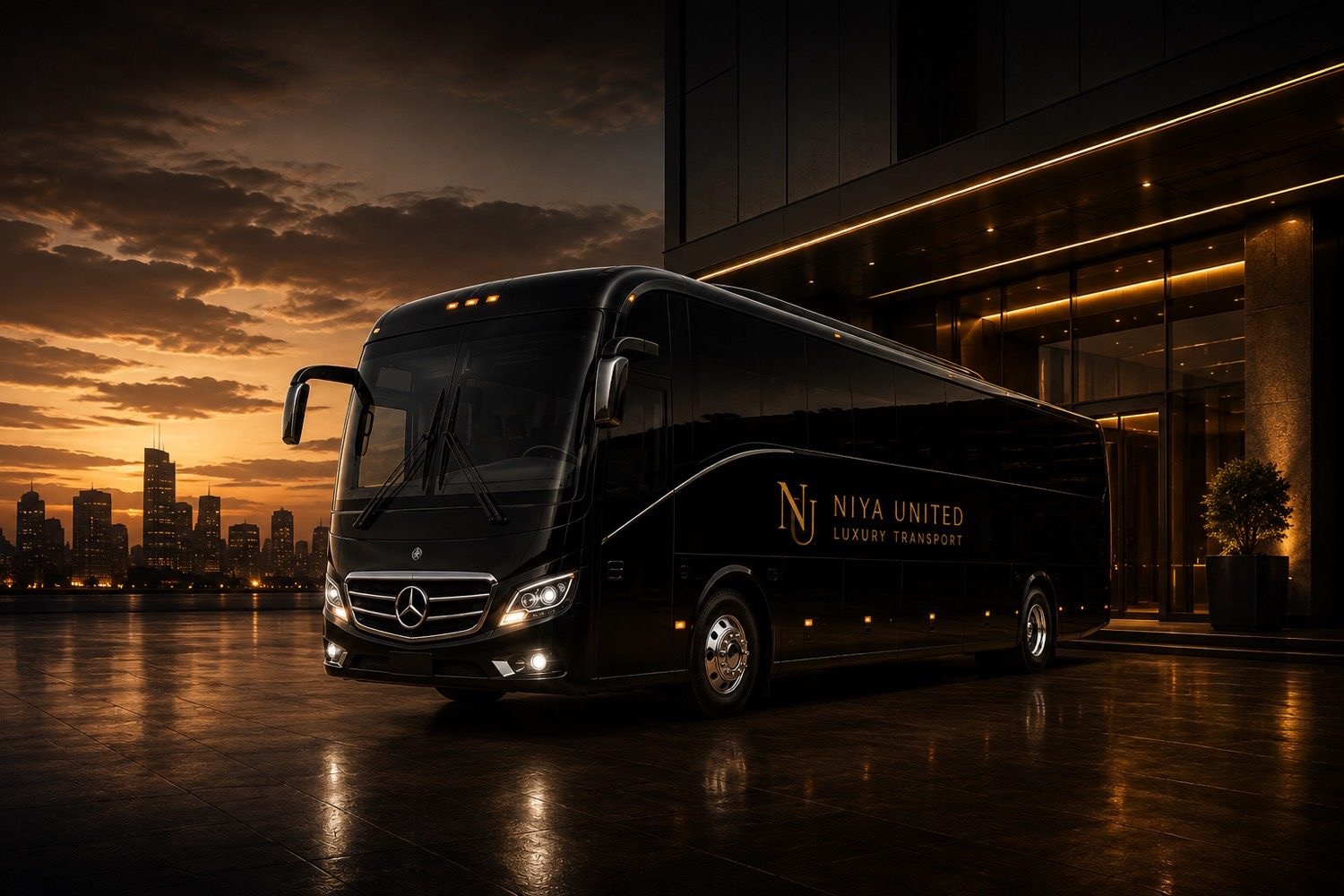 Niya United executive bus interior